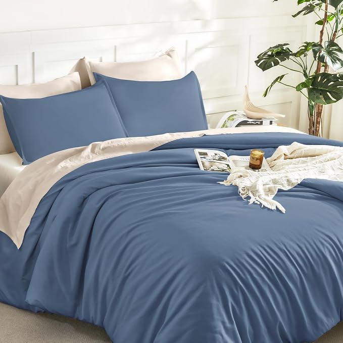 Litanika Twin XL Comforter Set Haze Blue, 2 Pieces Extra Long Dorm Bedding Sets - Image 5