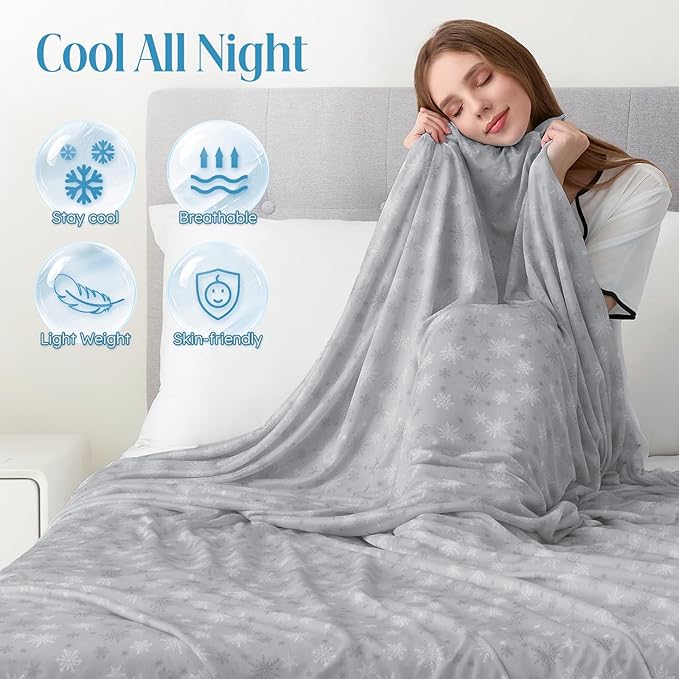 OIGAE Cooling Blanket for Hot Sleepers - Image 5