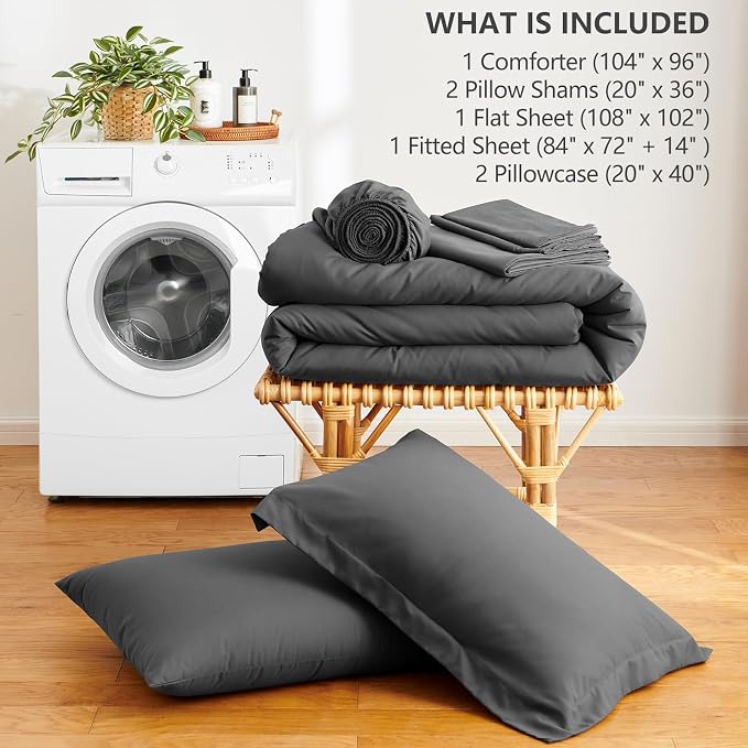 HIMEET California King Comforter Set - Image 6