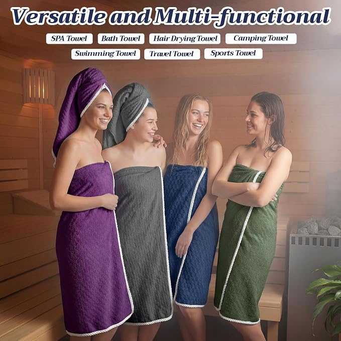 Gilprop 12 Pcs Soft Bath Towels Set - Image 7