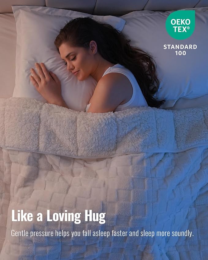 Uttermara Weighted Blankets for Adults Queen Size, 15lbs 60x80 inches Blanket - Image 2