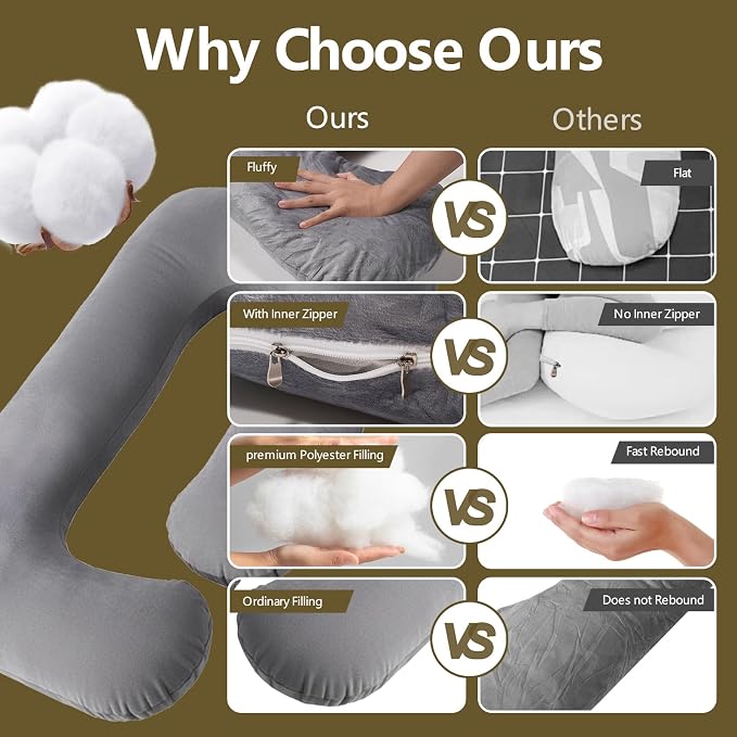 Pregnancy Pillow, G-Shape Full Body Pillow, Maternity Pillow - Image 6