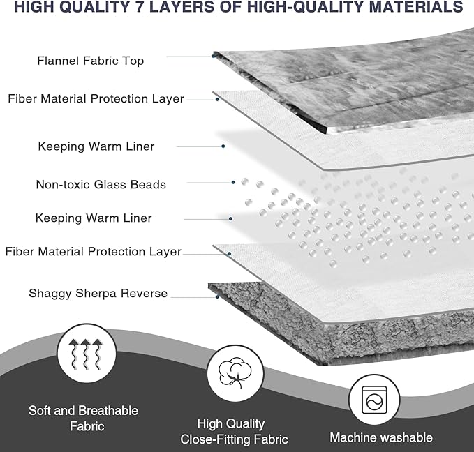 Aemicion Weighted Blankets Queen Size 20lbs - Image 7