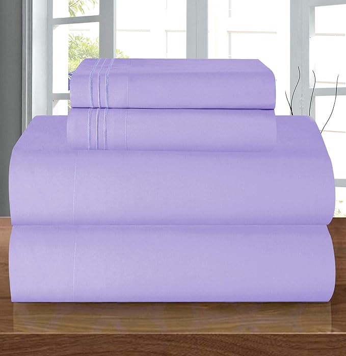 Elegant Comfort Luxury 1500 Premium Hotel Quality Microfiber 4-Piece Sheet Set by ELEGANTCOMFORT