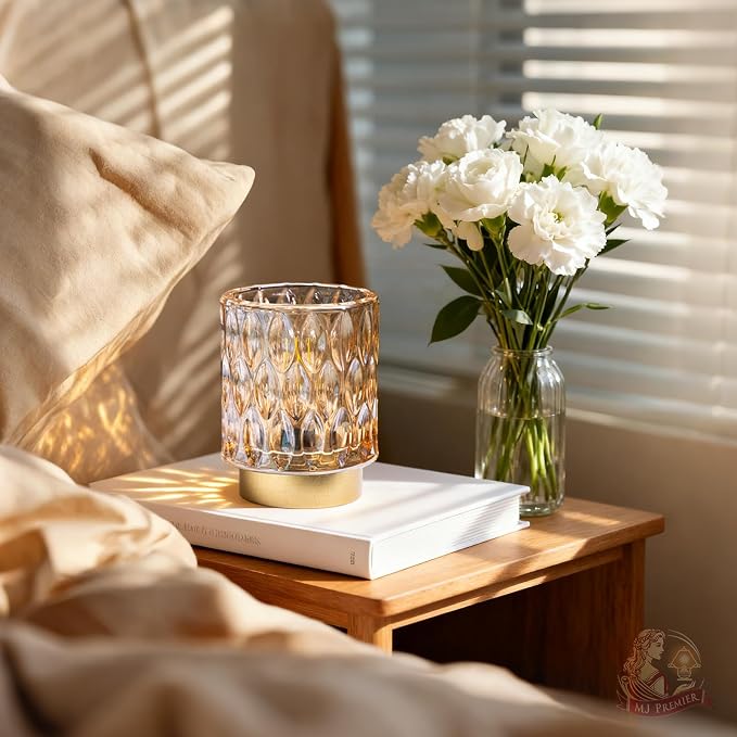 Battery Operated Table Lamps Timer, Mini Crystal Lamp - Image 6