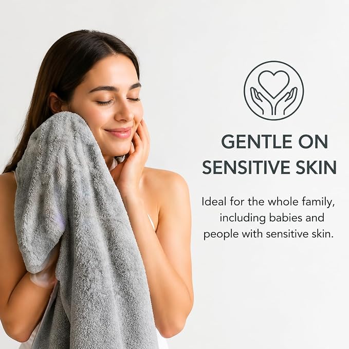 SEISSO 4 Pack Extra Large Bath Towels 63"x35", Bath Sheets - Image 3