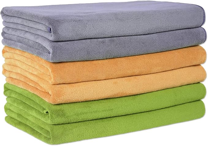 JML Microfiber Towels, Bath Towel Sets by JML