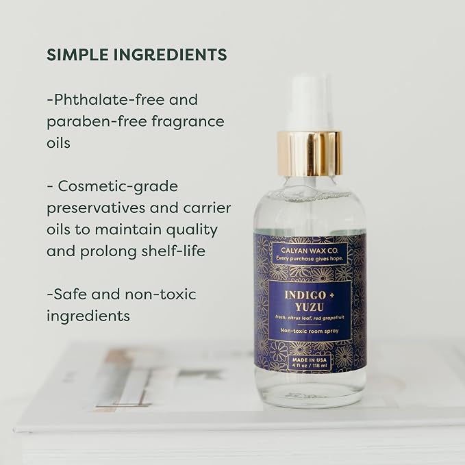 Calyan Wax Co. Indigo & Yuzu Room Spray - Image 4