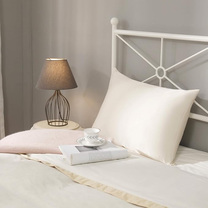 100% Silk Pillow Cases 2 Pack, Mulberry Silk Pillowcase - Image 5