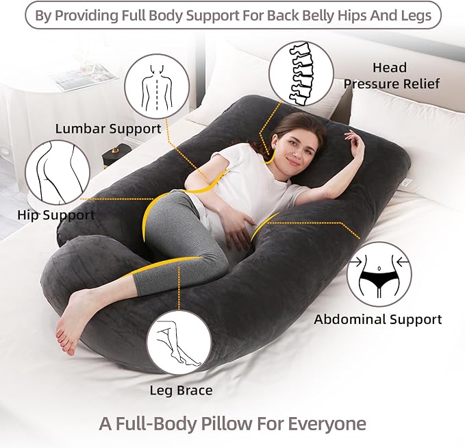60 Inch Full Body Pregnancy Pillows - Image 2