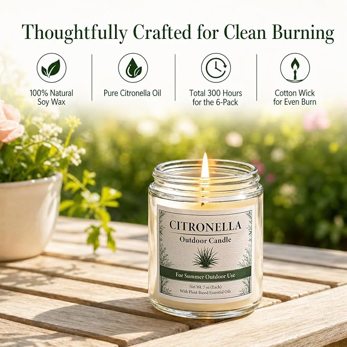Citronella Candles Outdoor - Image 3