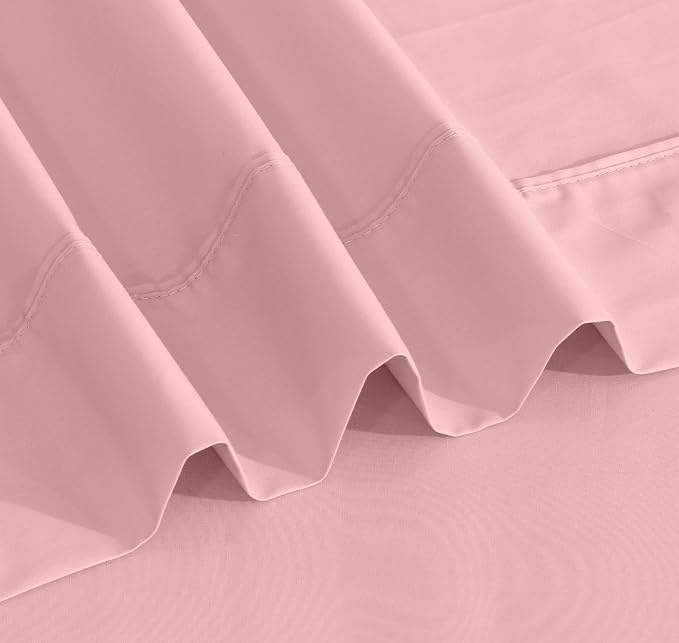RUVANTI 100% Cotton Sheets – Split King Size Percale Bedding, Cooling & - Image 8