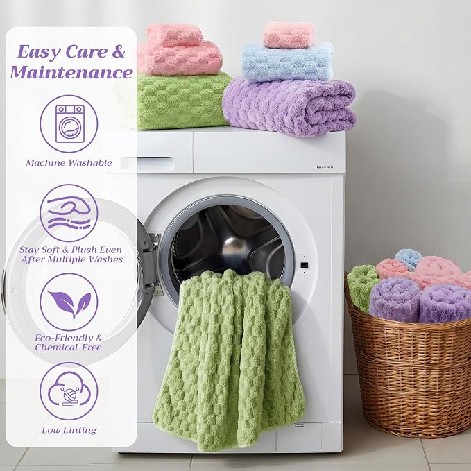 Gilprop 12 Pcs Soft Bath Towels Set - Image 6
