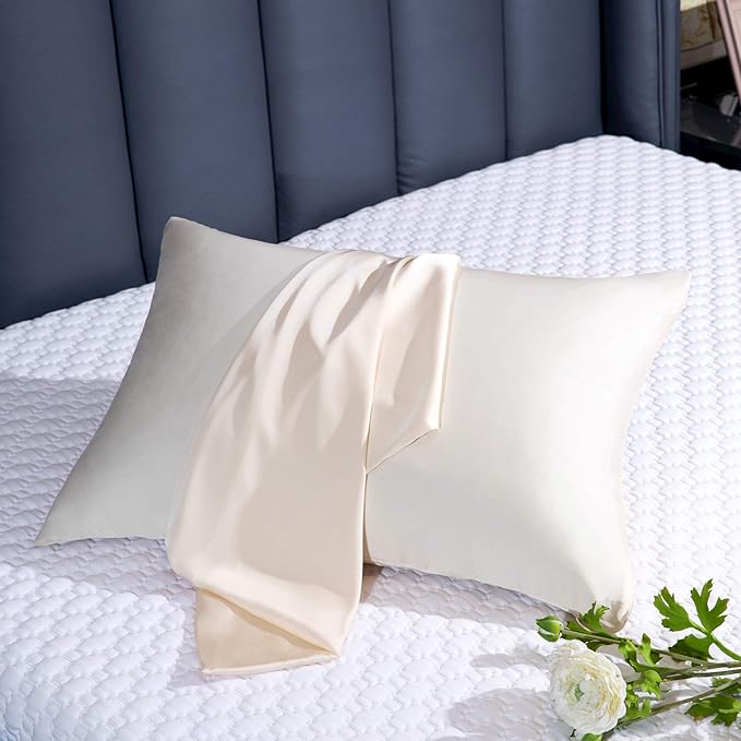 100% Mulberry Silk Pillowcase Set of 2 - Image 5
