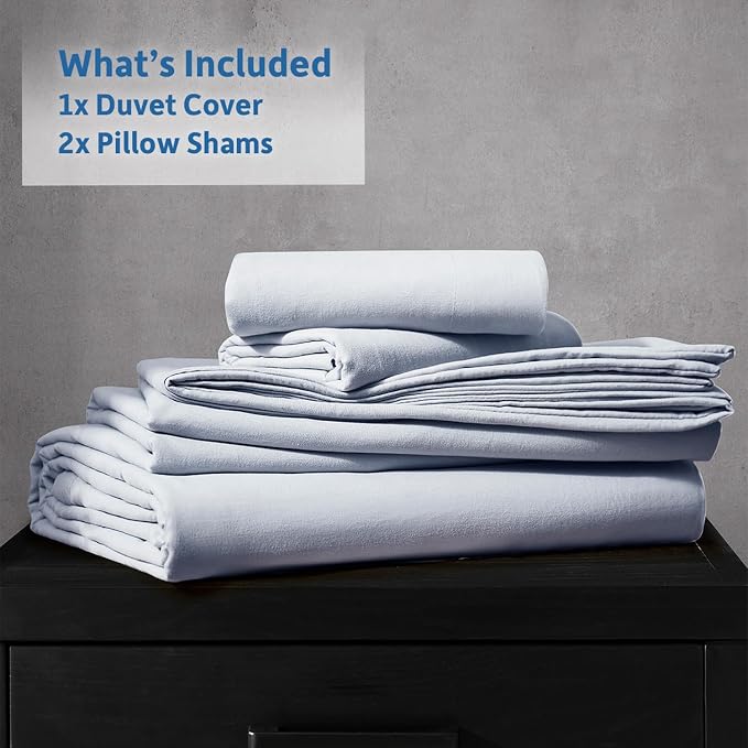 Nestl Ice Blue Duvet Cover King Size - Image 9