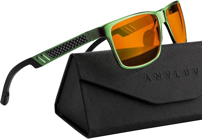 ANYLUV Blue Light Blocking Glasses Men Computer Gaming Glasses Lightweight by ANYLUV