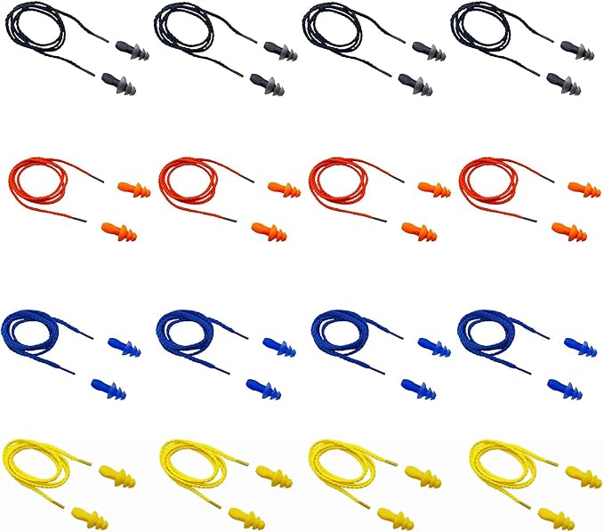 Ear Plugs for Sleeping Noise Canceling, 16 Pairs Reusable Ear Plugs Soft - Image 4