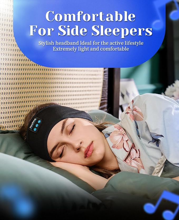 Perytong Sleep Headphones Wireless, Air Travel, Meditation - Image 3
