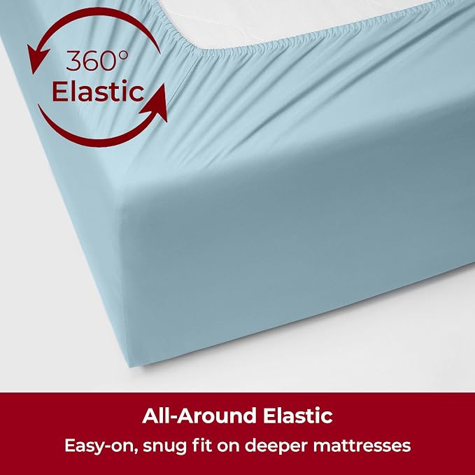 Mellanni Extra Deep Split King Sheets - Image 5
