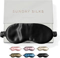 SUNDAYSILKS™ Exclusive Mulberry Silk Sleep Mask | Soft Eye Covers, and by ColoradoHomeCo