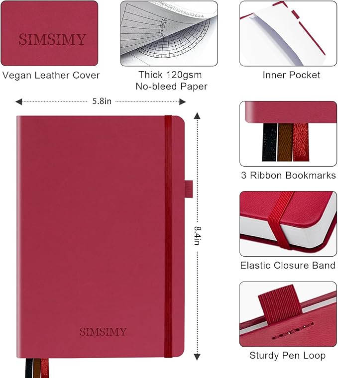 Premade Dotted Journal Notebook - Image 7