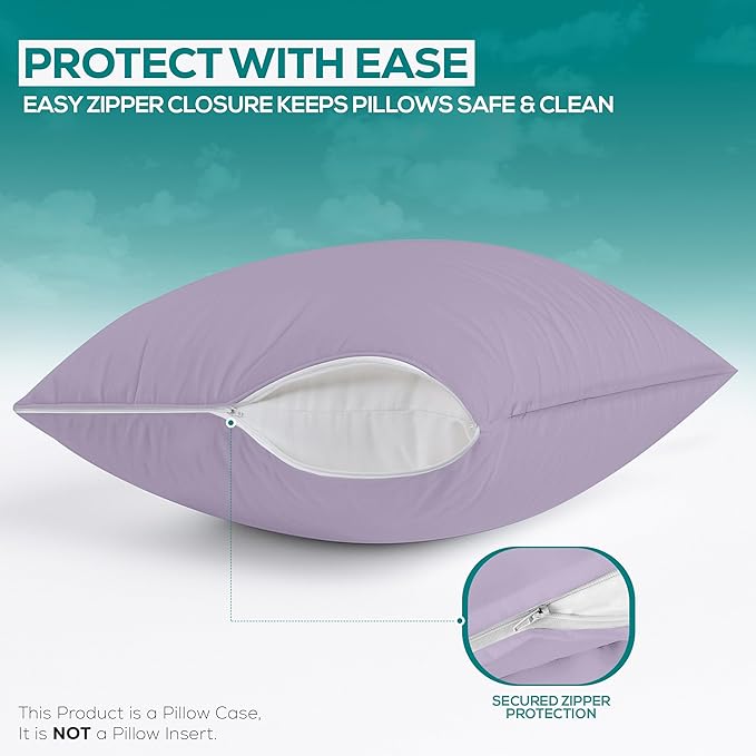 Utopia Bedding Premium 100% Waterproof Pillow Protectors - Image 4