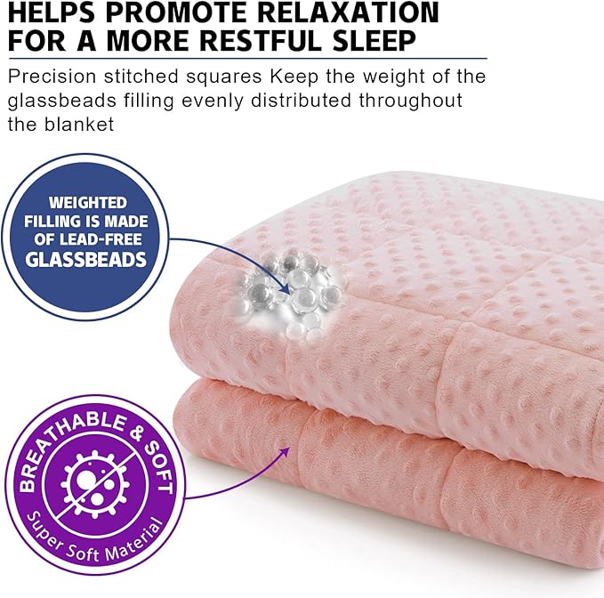 Huloo Sleep Weighted Blanket Queen 15lbs - Image 3