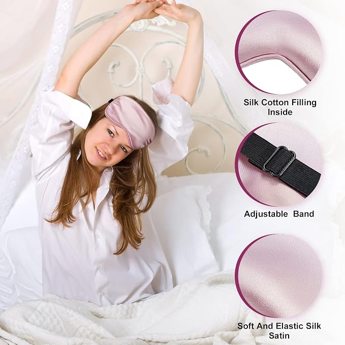 Tarpop 12 Pcs Silk Sleep Eye Mask - Image 4