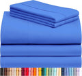 LuxClub 5 PC Sheet Set Bed Sheets Deep Pockets 16" Eco Friendly Wrinkle Free by LuxClub