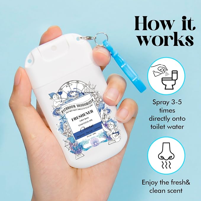 Pocket Size Toilet Spray with Removable Hook, 30ml Travel Essentials Variety 3 - Image 7