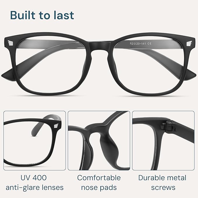 Gaoye Matte Black Blue Light Glasses - Image 6