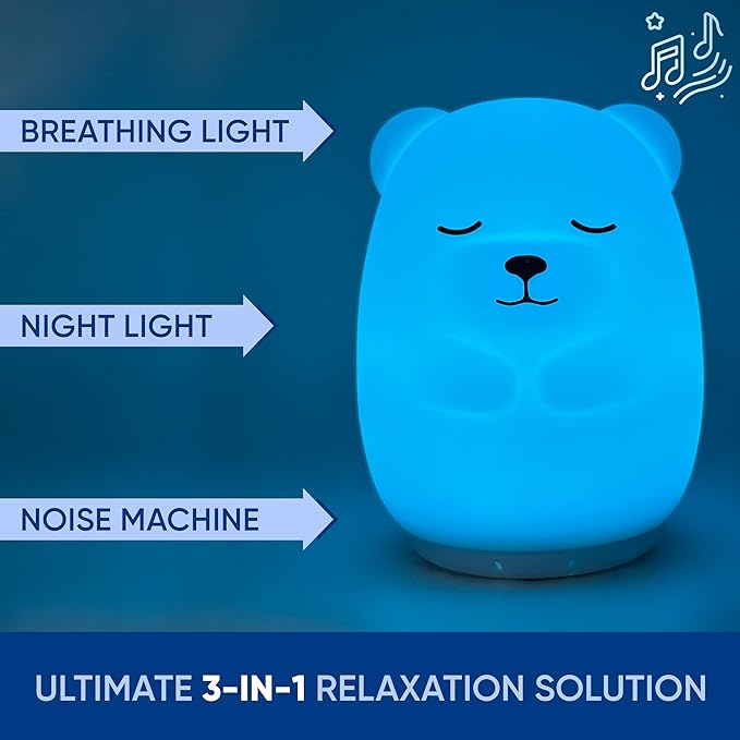 Mindfulness 'Breathing Bear' | 4-7-8 Guided Visual Meditation Breathing Light | - Image 2