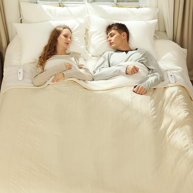 Queen Electric Blanket 84" x 90" by Vellubam