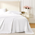 ROSE&RISY White Queen Sheet Set, 4 Pieces Soft Bedding Queen Sheet Set by ROSERISY