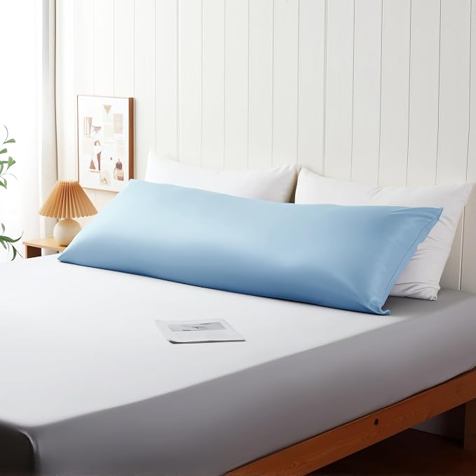 Body Cooling Pillow Case, Viscose Derived from Bamboo Long Pillow Protectors - Image 5
