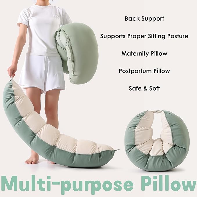 Peallow – Long Round Body Pillow - Image 7