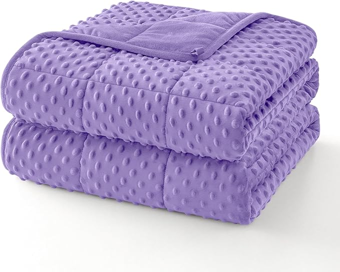 Topcee Weighted Blanket for Adults, Minky Dots Heavy Blanket for Woman by Topcee%E2%80%94ForYourGoodSleep