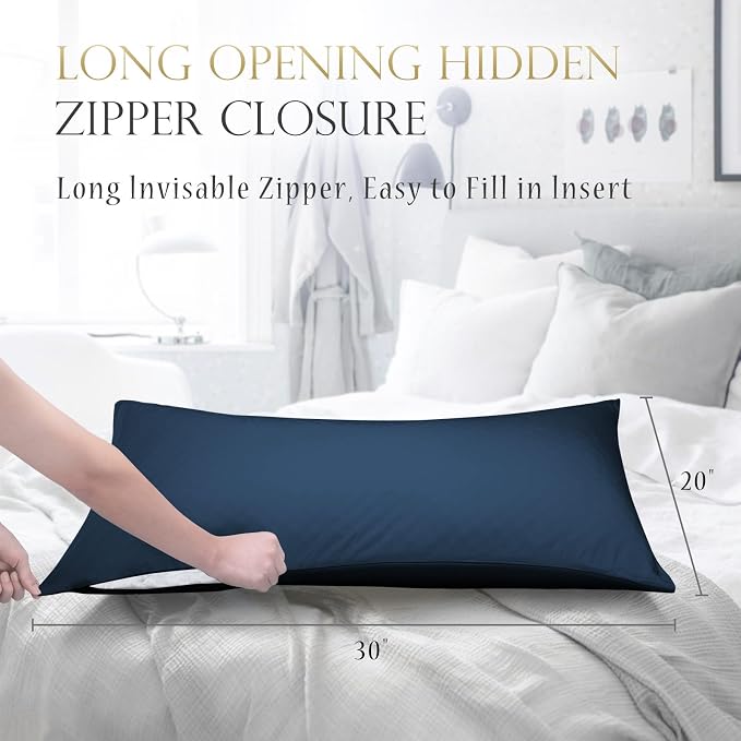 Cooling Crescent Pillow Cases Queen Size Set of 2 - Image 5