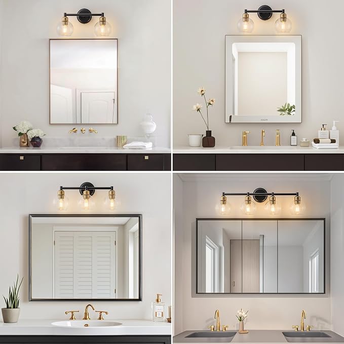 Bathroom Light Fixtures, 2-Light Modern Bathroom Vanity Light, Adjustable - Image 7