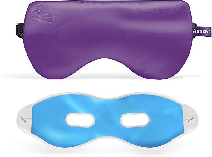 ASUTRA Silk Eye Pillow for Sleep, Weighted Eye Mask, Meditation & Light by ASUTRAASUWD