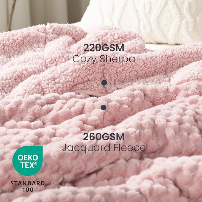 Drewin Weighted Blanket for Adults Queen Size 15lbs, Soft Cozy Turtleback - Image 2