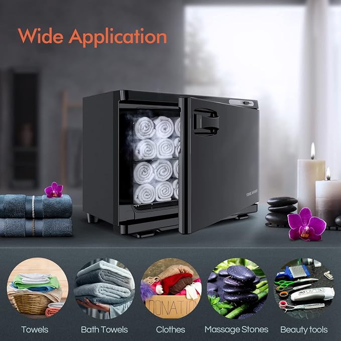 Towel Warmer Cabinet, 23L Large Hot Bath Towel Warmer Heating Use - Image 4