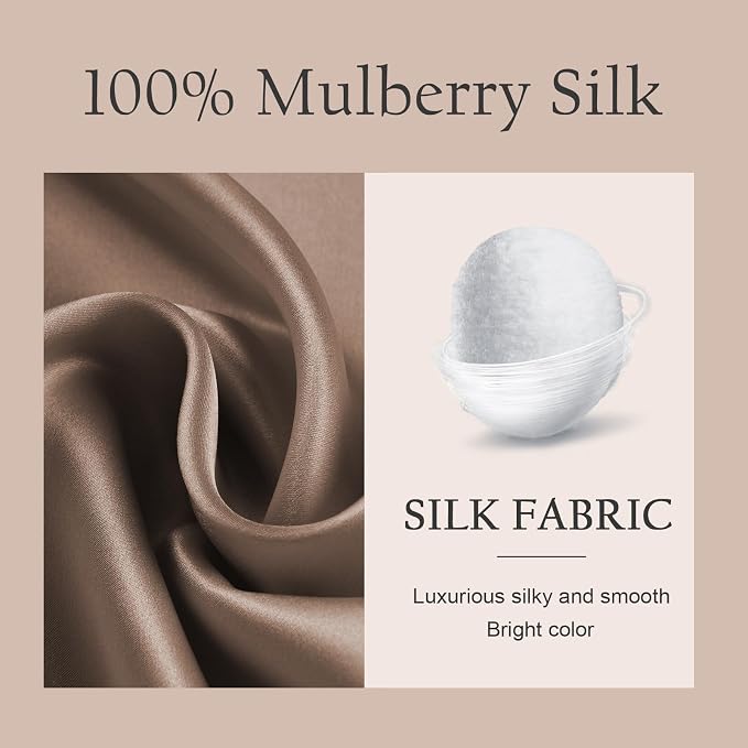 OLESILK Silk Body Pillowcase 20x54 Zippered: 100% Mulberry Silk - Image 4