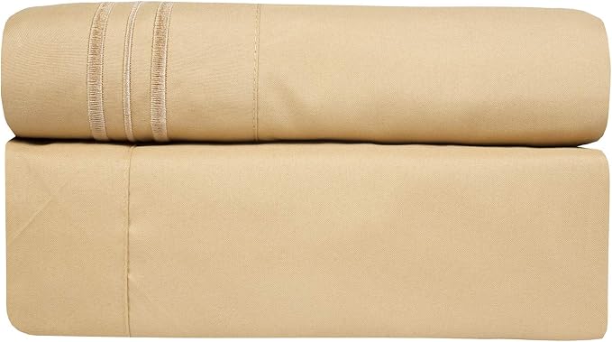 Twin Sheets - Breathable Luxury Sheets - 1800 Supreme Collection Extra Soft - Image 2