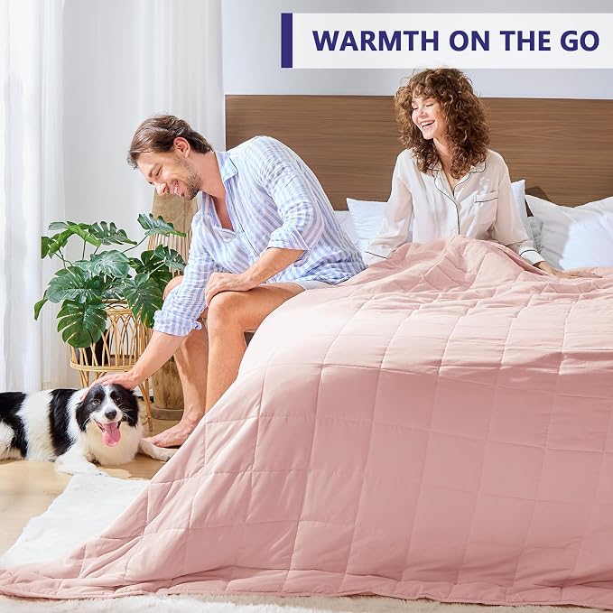 yescool Weighted Blanket for Adults Cooling Heavy Blanket for Sleeping Perfect - Image 4