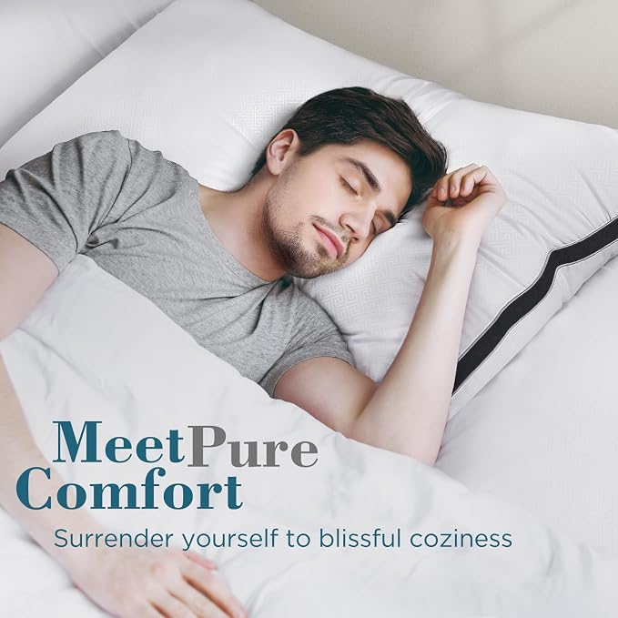 viewstar Bed Pillows King Sizes Set of 2, Hotel Quality Cooling Down - Image 3