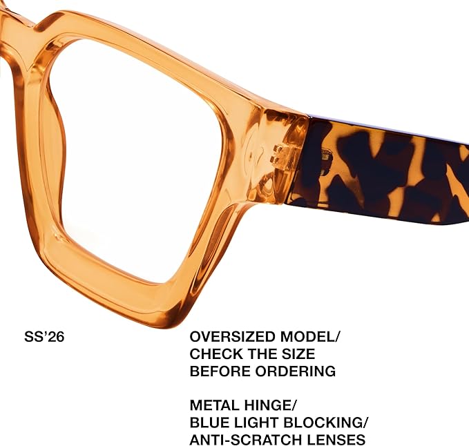 livho Oversized Eyewear Frame for Woman and Men - Image 3