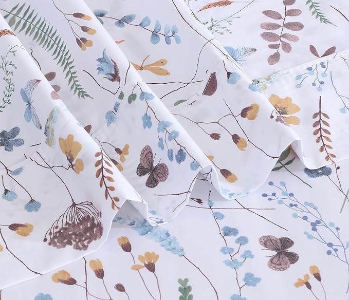 RUVANTI 100% Cotton Sheets – Full Size Percale Bedding, Cooling & Breathable - Image 5