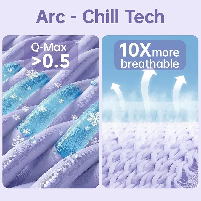 Guohaoi Cooling Blanket for Hot Sleepers and Night Sweats, 100% Oeko-Tex - Image 6