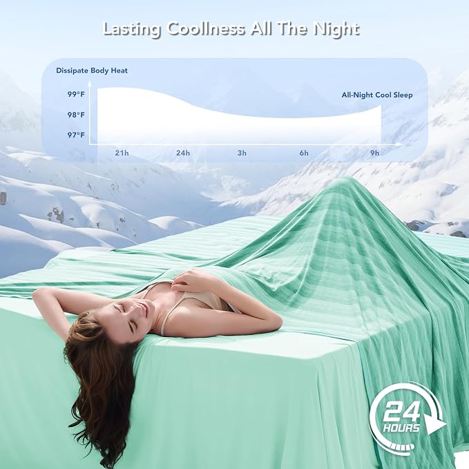 GOHERO Cooling Blanket King Size- 100"x90" Summer Cooling Throw Blanket - Image 3
